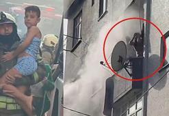 Gaziosmanpaşa'da panik! 4 katlı binada yangın çıktı