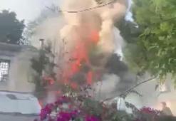 Tarihi Sultanahmet Meydanı’nda yangın paniği! Ekipler sevk edildi