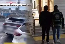 Bakan Yerlikaya duyurdu: Ambulansın geçişine engelleyen şahıs yakalandı