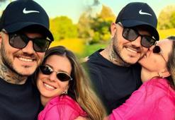Yüzüğü merak uyandırmıştı! Icardi ve sevgilisinden romantik kareler