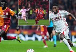 Galatasaray-Samsunspor maçında kritik pozisyon! Penaltı beklediler
