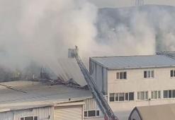 Tuzla'da fabrika yangını