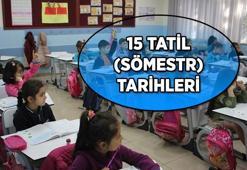 TARİHLER BELLİ OLDU! 15 TATİL (SÖMESTR) NE ZAMAN? Yarıyıl tatili ne zaman başlayacak, karneler hangi tarihte verilecek? İkinci dönem başlangıç tarihi...