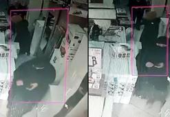 Mağazada şaşkına çeviren taktik! Saç düzleştiriciyi çarşafa sarıp çaldılar