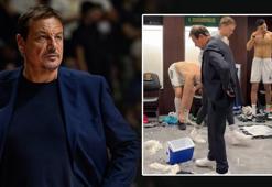 Ergin Ataman'dan Olympiacos'a Fenerbahçe göndermesi! 'Burada da mı yağmur yağıyor?'