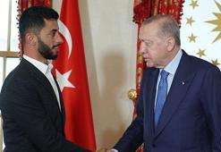 Cumhurbaşkanı Erdoğan, Filistinli yönetmen Basel Adra'yı kabul etti