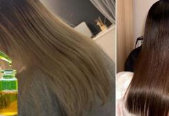 Bu yağı sürene kadar saçları incecikti! Kökten uca onarıyor: 'Kırıklarımdan eser yok'