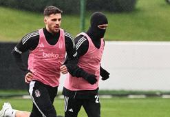 Beşiktaş'ta Rafa Silva takımla çalıştı! Maske detayı dikkat çekti