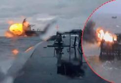 Hazar Denizi&#x27;nde sıcak saatler! Rus petrol platformuna saldırı: Günde 120 bin varil üretiyor