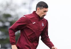 Trabzonspor'da Stefan Savic takımla birlikte çalıştı
