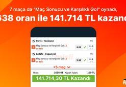 Yok böyle oran! Misli’de 7 maça oynadı, 141.714 TL kazandı!