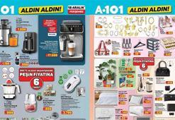 BUGÜN RAFLARDA SATIŞTA! 18 ARALIK A101 AKTÜEL KATALOĞU | A101 Aldın Aldın 18 Aralık Perşembe aktüel kataloğunda hangi ürünler satışa çıktı? 6 Parça Tencere Seti, Oval Sunum Tepsisi, Büyük Makyaj Organizeri, Çift Kişilik Yorgan, Keman, Piyano...