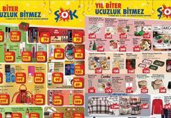 17 ARALIK-1 OCAK ŞOK YILBAŞI AKTÜEL KATALOĞU | ŞOK 17 Aralık - 1 Ocak aktüel kataloğunda bu hafta hangi ürünler satışa çıkacak? Çift Kişilik Yorgan, Desenli TV Battaniye, Figürlü Panduf, Figürlü Sunum Tabağı, Kadın Kol Çantası...