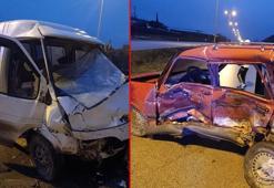 Sinop'ta servis minibüsü ile otomobil çarpıştı! Ölü ve yaralılar var