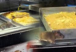 İzmir'den iğrenç görüntü! Fare böreklerin arasında cirit attı: İşletmeden şok savunma