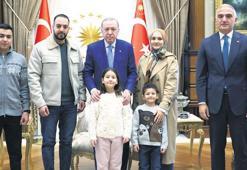 Cumhurbaşkanı, Hind Rajab’ın ailesini kabul etti