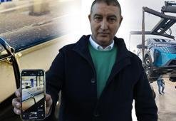 Yanına yıldırım düşen elektrikli araç bu hale geldi: Tesadüfen yaşıyoruz