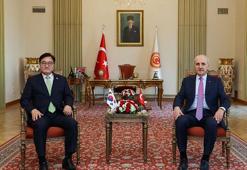 TBMM Başkanı Kurtulmuş, Güney Kore Ulusal Meclis Başkanı Won-shik ile görüştü