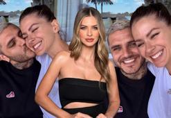 China Suarez aşka geldi! Sevgilisi Icardi'yi öpücüklere boğdu