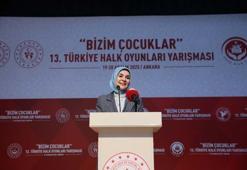 Bakan Göktaş 'Bizim Çocuklar 13. Türkiye Halk Oyunları Yarışması' açılış töreninde: 'Bizler her birinizle gurur duyuyoruz'