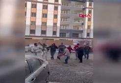 Davul zurna bile çağırdılar! Kaba inşaatı bitiren işçilerden halaylı kutlama