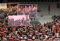 Meclis'te yumruk yumruğa kavga