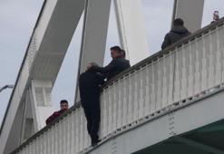 7. kez intihara kalkıştı! 5 yıl önce de aynı şekilde köprüye çıkmış