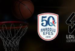 Asvel Lyon Villeurbanne - Anadolu Efes basket maçı kaç kaç bitti?