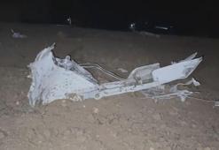 Ankara'da düşen uçağın enkazına ulaşıldı