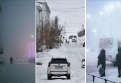 Bu kentte araçlar hiç kapatılmıyor! Dünyanın en soğuk şehri: -64 derecede hayat