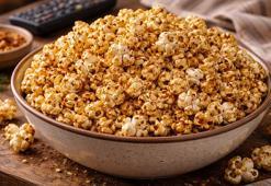 Cips tadında baharatlı mısır nefis oluyor! Havlu kağıt kullanın