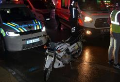 Polisin 'dur' ihtarına uymayan çocuk sürücü, kaçarken kaza yapıp yaralandı