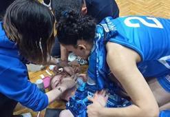 Mersin'de kadın basketbol maçında arbede yaşandı!