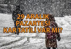 BUGÜN OKULLAR TATİL Mİ, HANGİ İLLERDE OKULLAR TATİL OLDU? ❄️ 29 Aralık kar tatili olan il var mı, hangileri? Valilikler tek tek duyurdu!