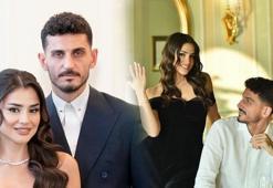 Hazal Çağlar ve Samet Akaydın evlendi! Düğüne ünlüler akın etti