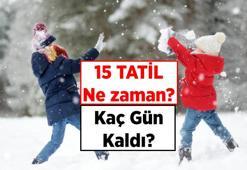 15 Tatil ne zaman, 16 Ocak'a kaç gün kaldı? 2026 Yarıyıl tatili tarihleri hangi ayda, hangi günler?