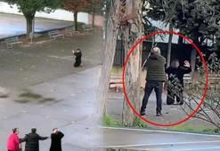Öfkeli baba silahla dehşet saçtı! Kızını rahatsız eden genci okul bahçesine kadar izledi