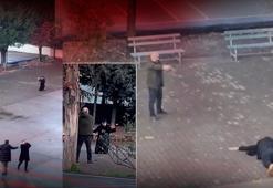 Öfkeli baba silahla dehşet saçtı! Kızını rahatsız eden genci okul bahçesine kadar izledi