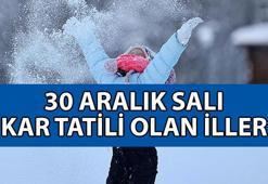 BUGÜN OKULLAR TATİL Mİ? 30 Aralık 2025 Salı kar tatili olan iller hangileri? Peş peşe kar tatili haberleri geldi