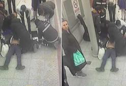 Tren istasyonunda can pazarı! Taşınabilir şok cihazı hayat kurtardı