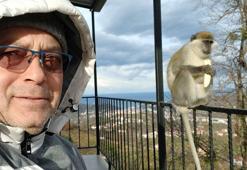 Giresun’da şaşkına çeviren görüntü! 'Bir maymunumuz eksikti, o da geldi'