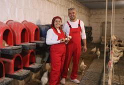 Şehir yaşamından sıkılan çift, 10 dönümlük çiftlik kurup doğal hayata döndü