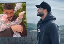 Berk Oktay ve kızı Mira Milena'nın kar sevinci