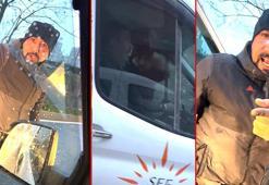 Yol ortasında maganda kabusu! 'Senin ağzını burnunu kıracağım, şirketin sahibi benim'