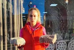 Adana'da iki kız kardeşin işlettiği düğün organizasyon ofisine taşlı saldırı