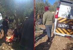 Öğrenci servisi zeytinliğe uçtu! 4'ü öğrenci 5 kişi yaralandı