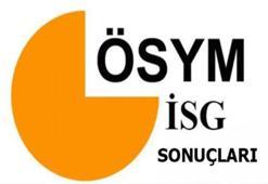 ÖSYM İSG sonuçları açıklandı! İşte ÖSYM'den İSG sonuç sorgulama ekranı