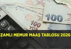 ZAMLI MEMUR MAAŞ TABLOSU 2026: Yeni memur ve memur emeklisi maaş zam oranı yüzde kaç oldu? Polis, Hemşire, Öğretmen, Doktor, Şube Müdürü 2026 zamlı maaşları