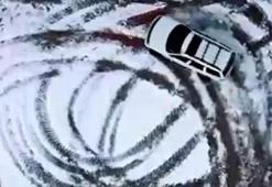 Asma kilidi kırıp girdi! Cami avlusunda drift atan sürücüye şok ceza