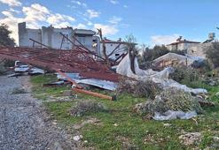 Antalya'da hortumun neden olduğu zarar, gün ağardığında ortaya çıktı